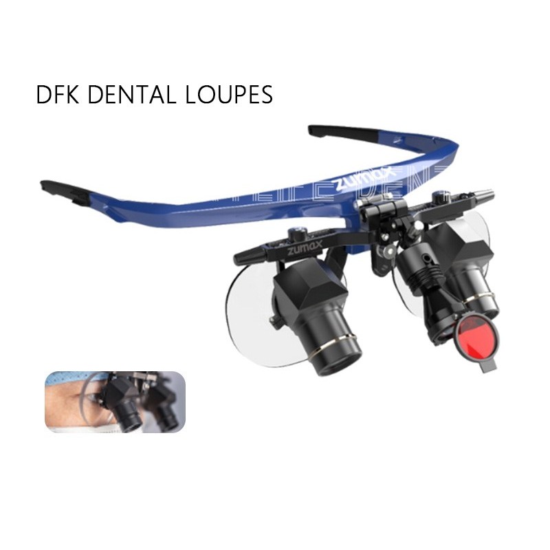 Loupe DFK angulé sport frame + lumière sans fils