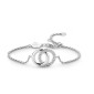 Collier argent maille fantaisie entrelacée